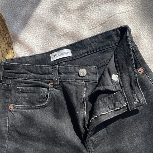 ZARA Black denim jeans - As new - Picture 7 of 8